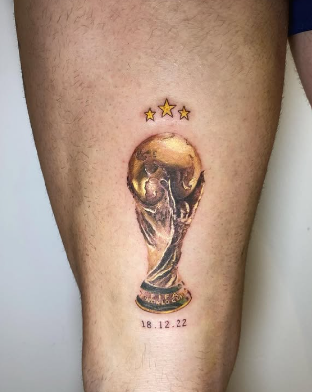 Tatuaje de la Copa del Mundo